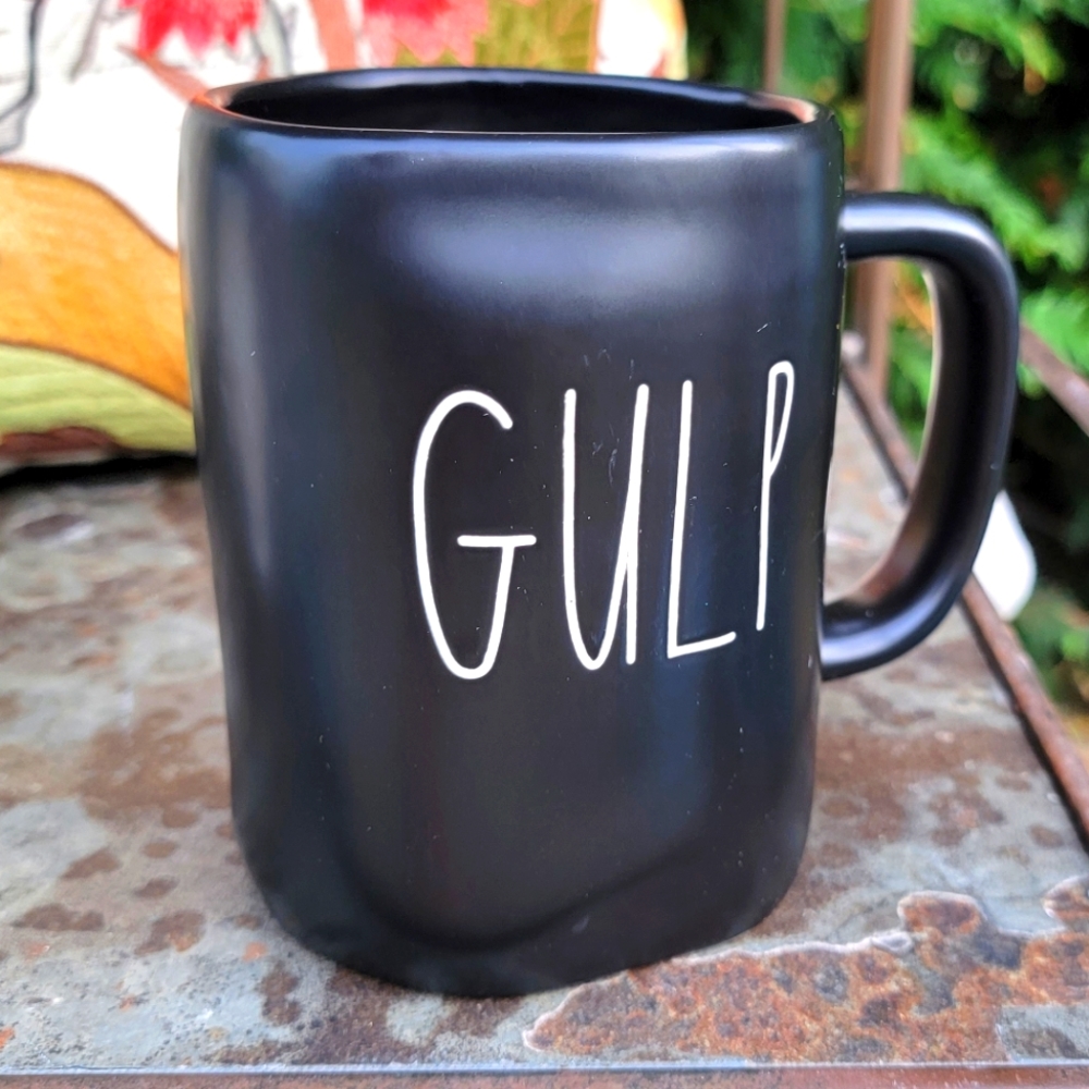 Rae Dunn Artisan Collection Big GULP Black Mug